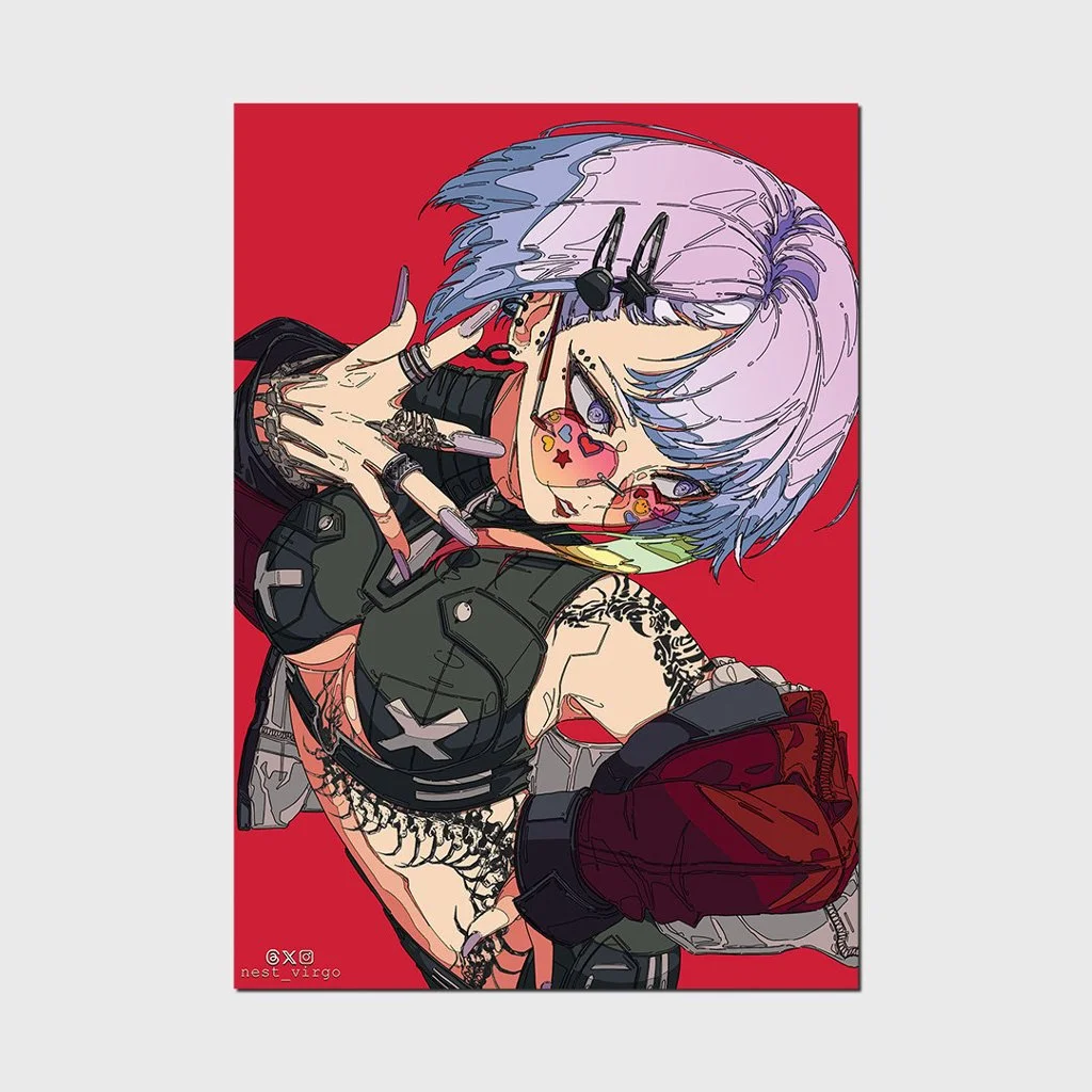 Lucy Cyberpunk Edgerunners Illustration Print