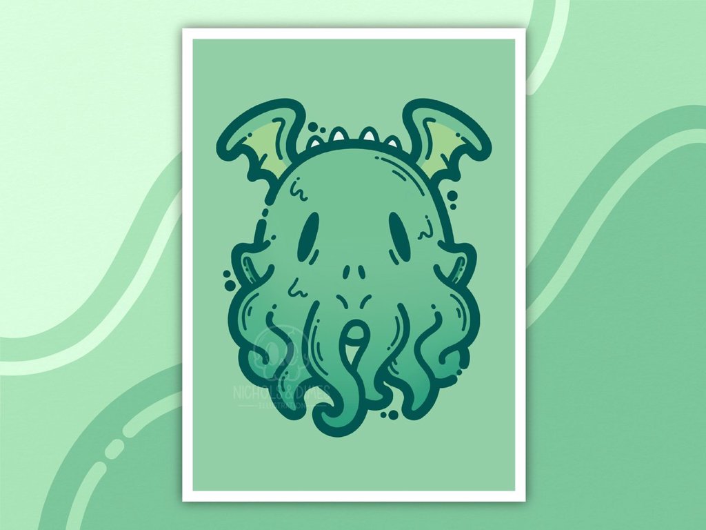 Cthulhu 5x7 Art Print
