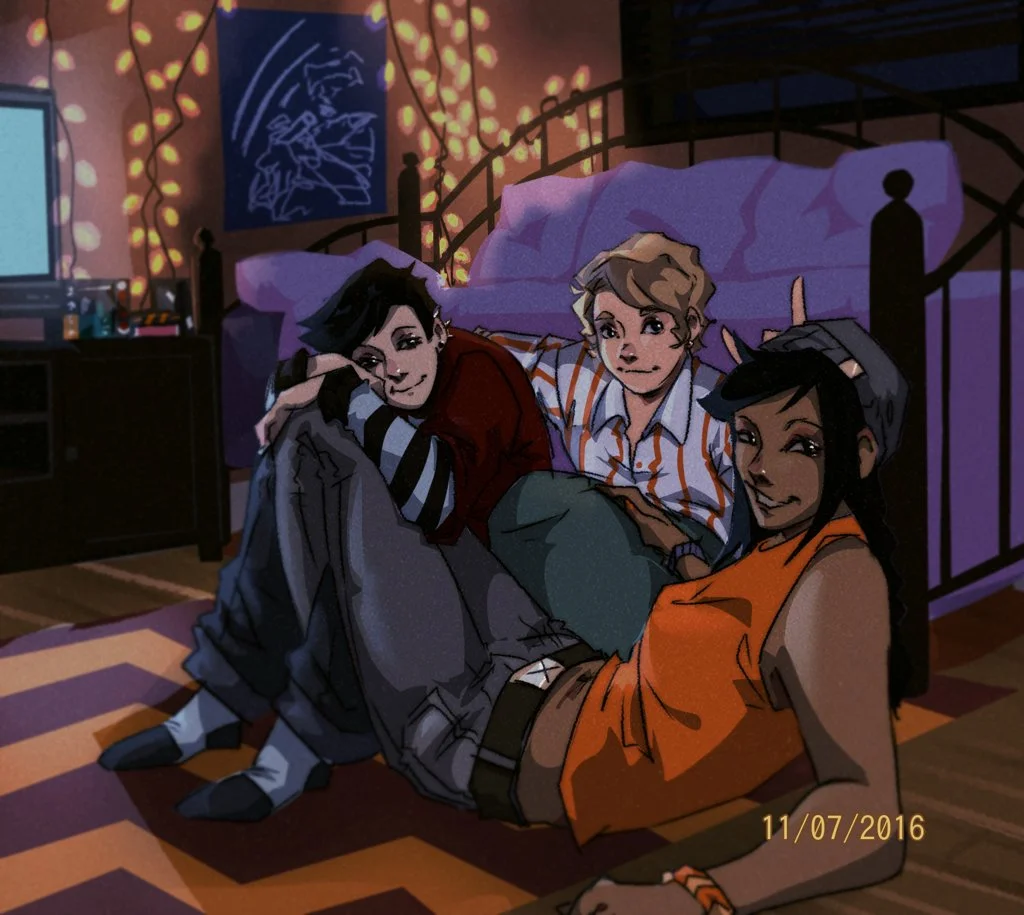 bffs - original characters' illustration
