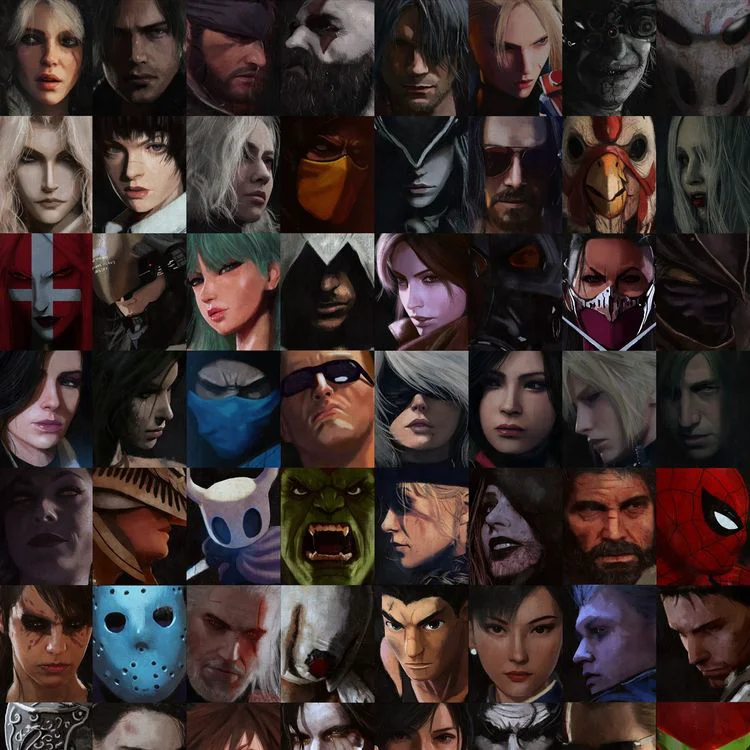 Video game portraits 1-64