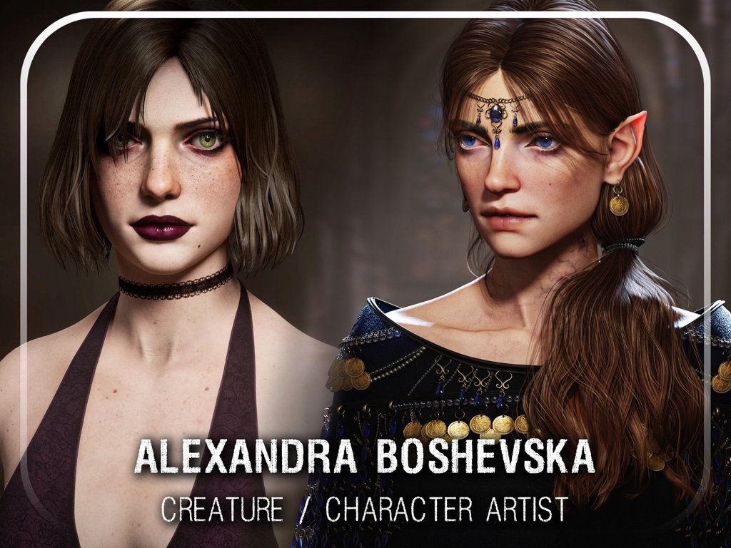 Character / Creature Portfolio 2026 - Alexandra Boshevska