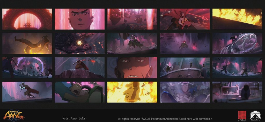 Confronting Tagah - Avatar Aang: The Last Airbender by Aaron Loftis - Paramount Animation