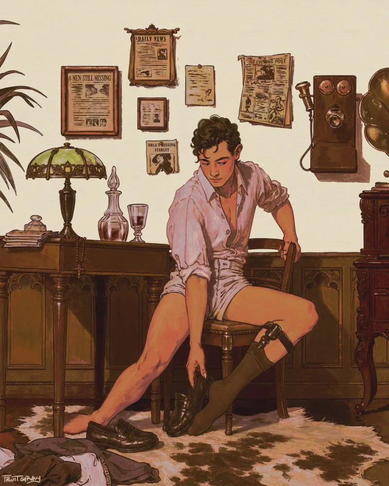 The Gentleman Vampire's Evening Routine