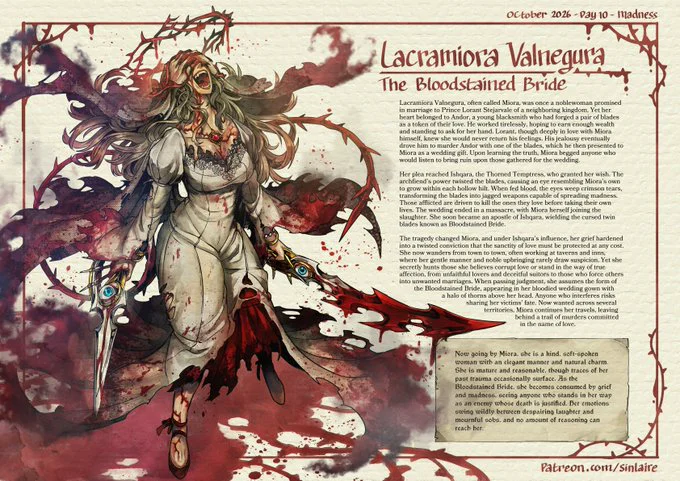 Lacramiora Valnegura (Miora) - The Bloodstained Bride