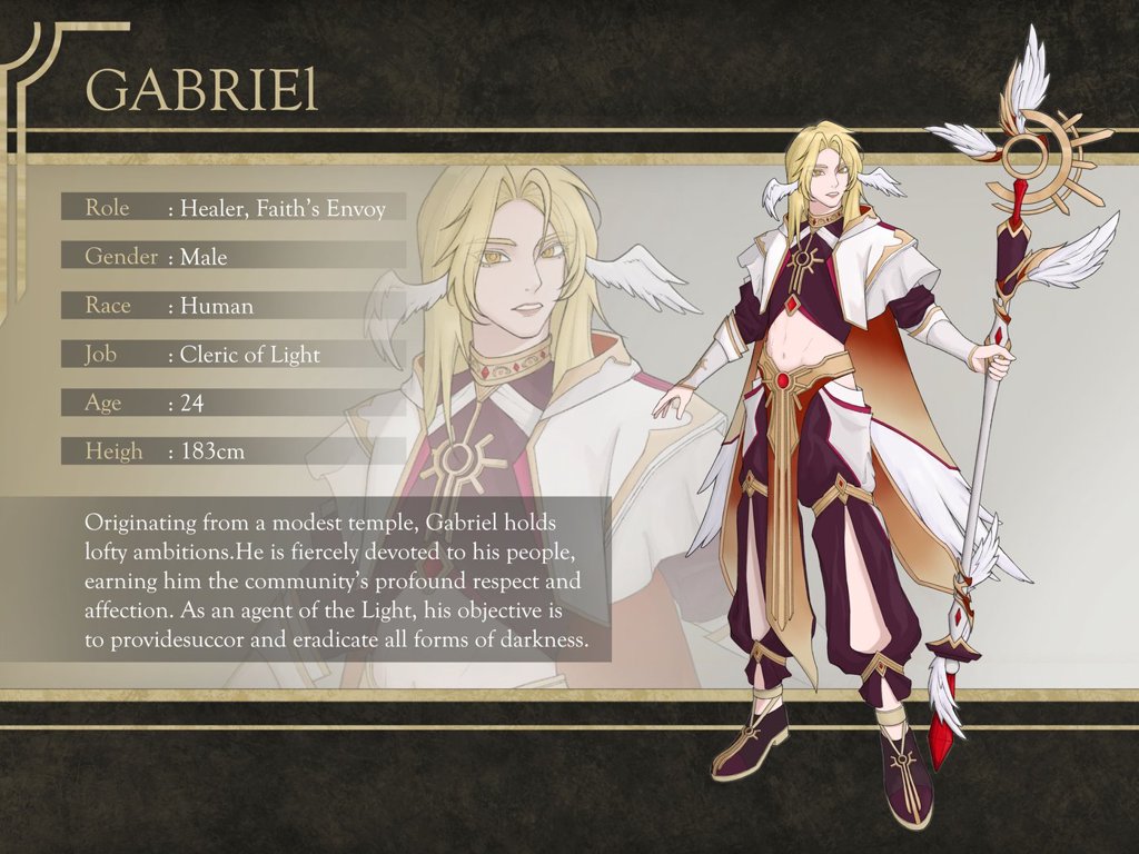 Gabriel: Character Design