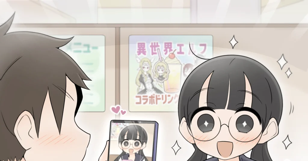 推し活するうさちーと、うさ活するさくぴー