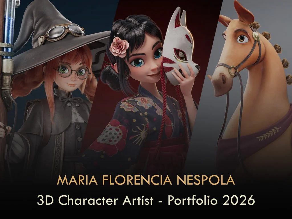Maria Florencia Nespola - 3D Character Artist Portfolio 2026