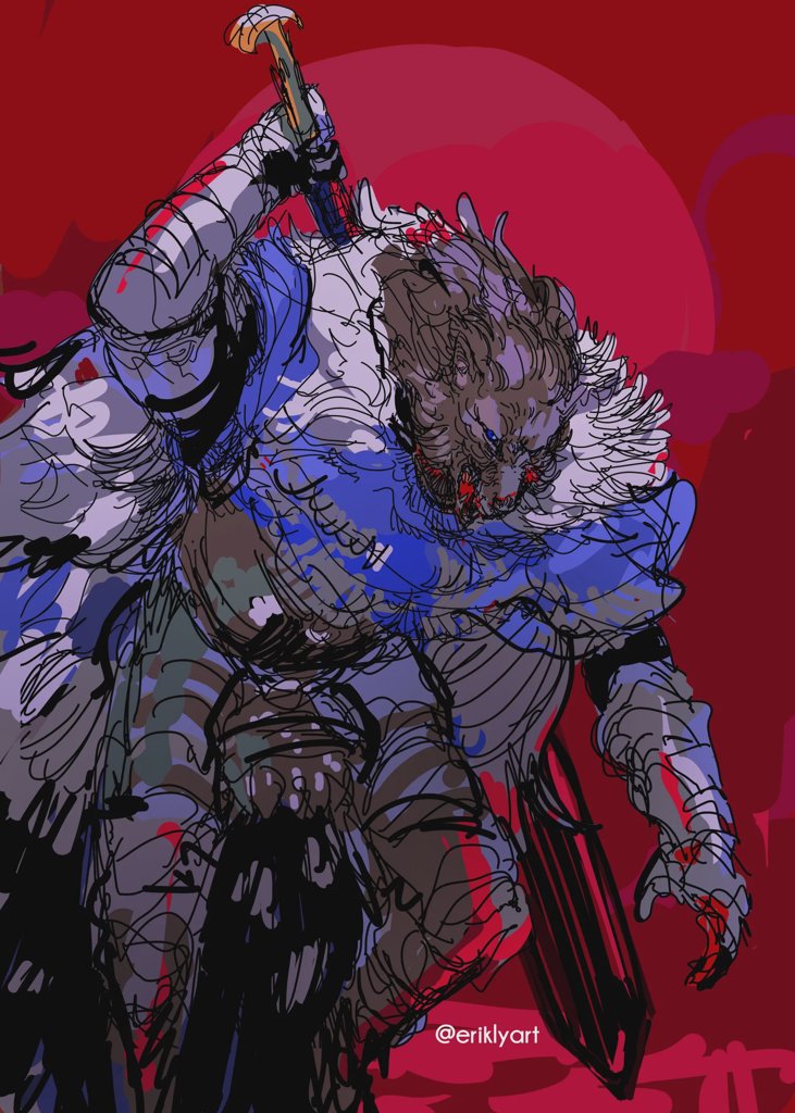 Blaidd elden ring sketch
