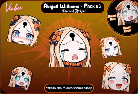 Abigail Williams - Emotes & Stickers | Pack 2