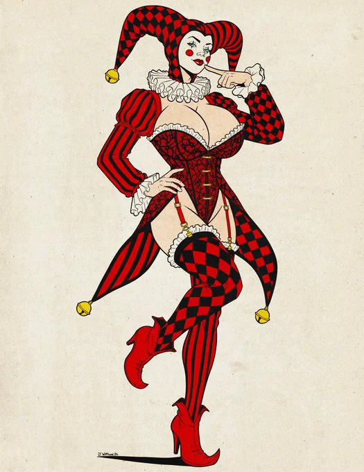 Jester Girl Commission