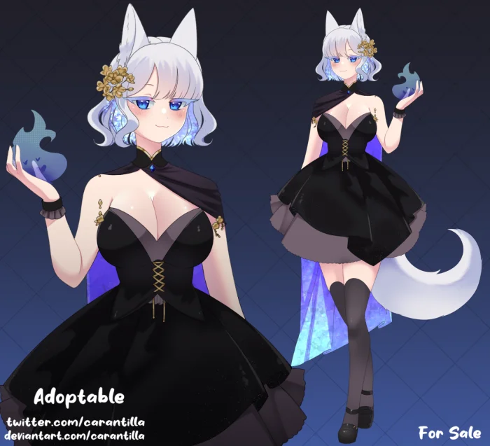Kitsune Sorcerer - Adoptable