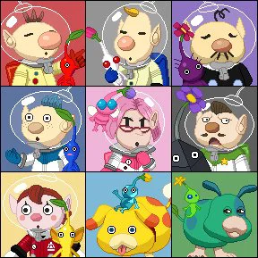 Pikmin and the Commanders