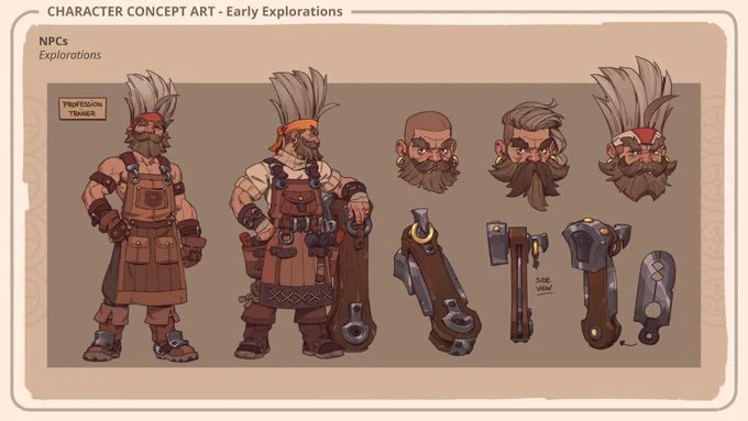 Farever - NPCs concept art