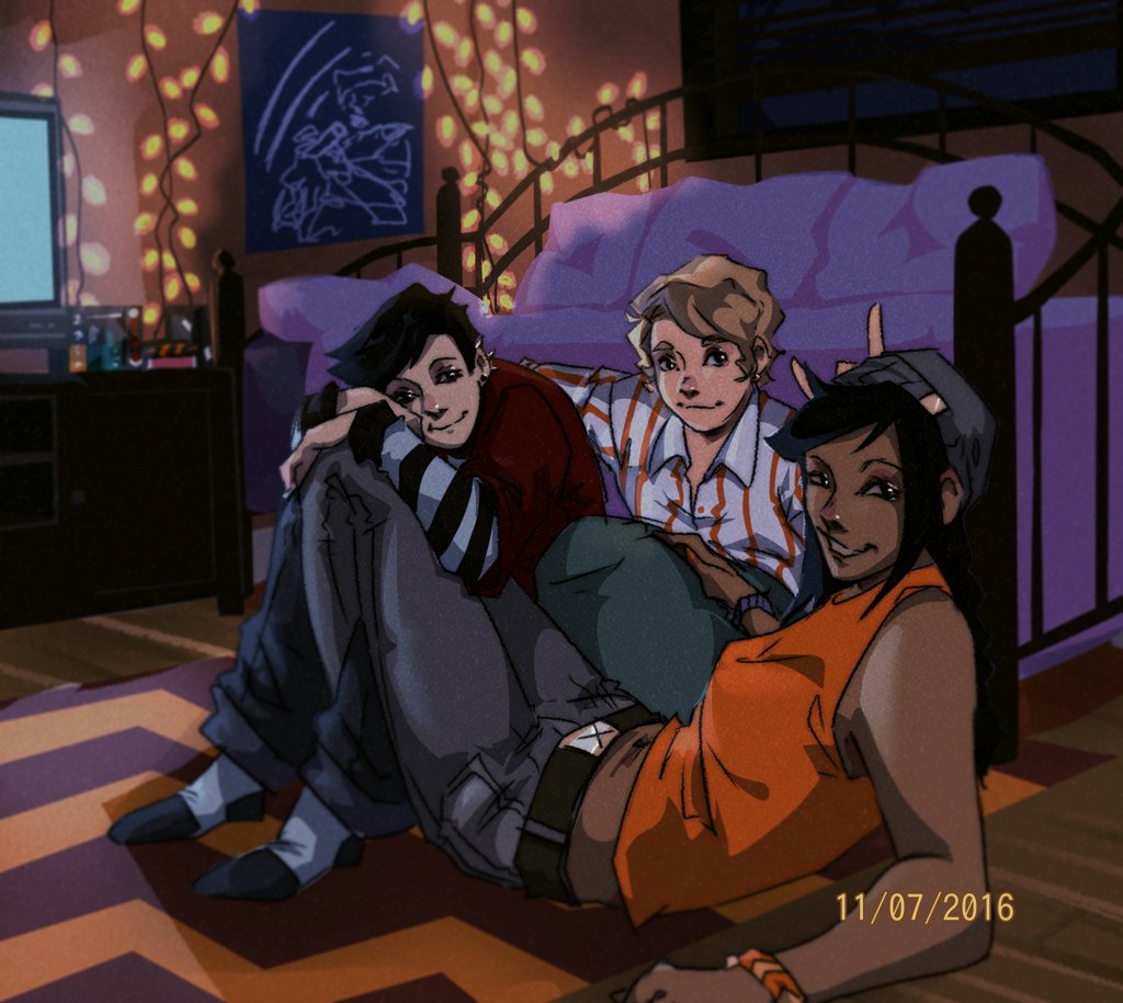 bffs - original characters' illustration