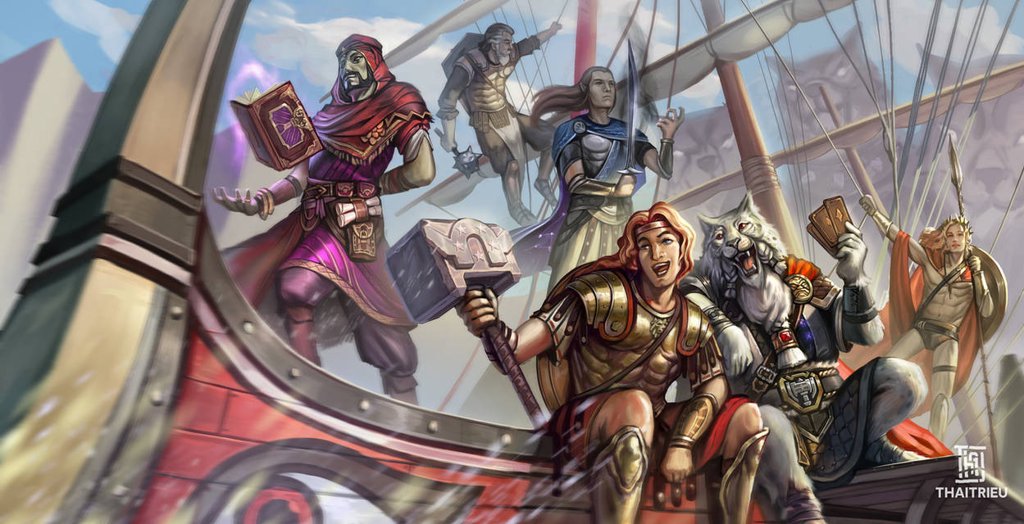 [Commission artwork] Adventure to Greek