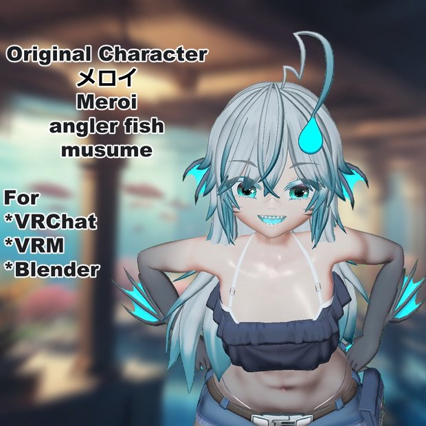 Angler Fish musume Meroi VRChat VRM