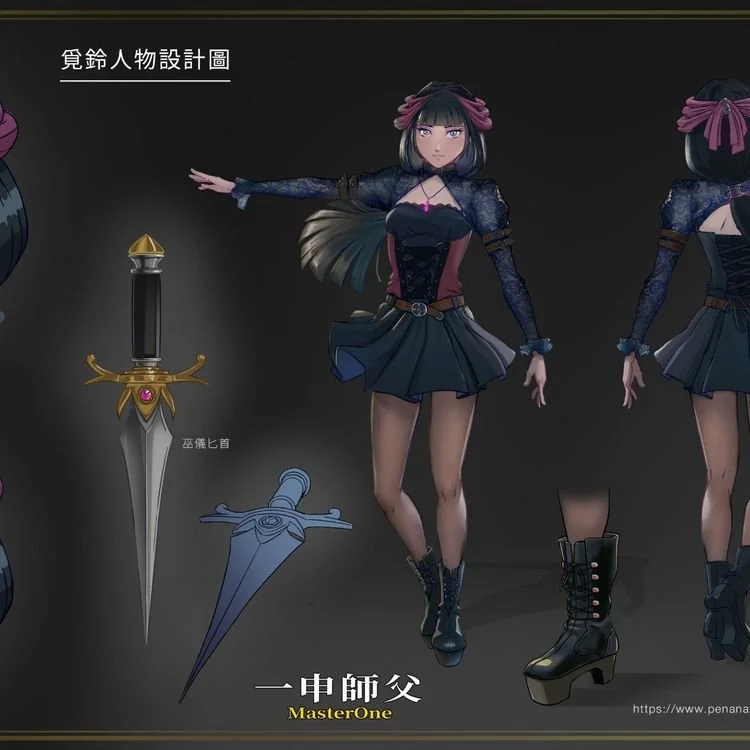 MeLing Character concept design