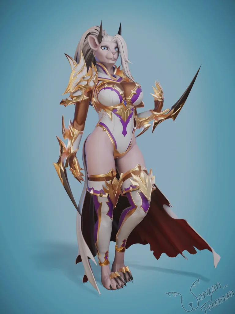Feline Armored Assassin
