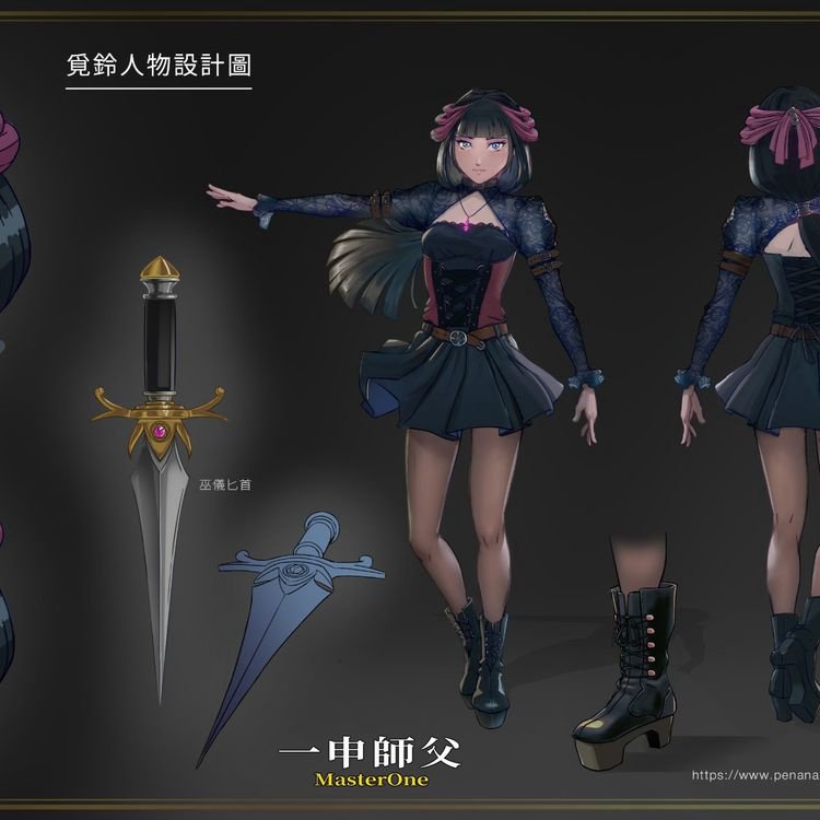 MeLing Character concept design
