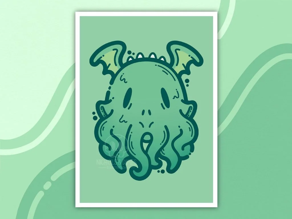 Cthulhu 5x7 Art Print