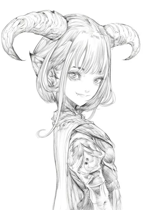 The Smile of the Girl with Horns